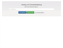 Tablet Screenshot of order.guest-hosting.ch